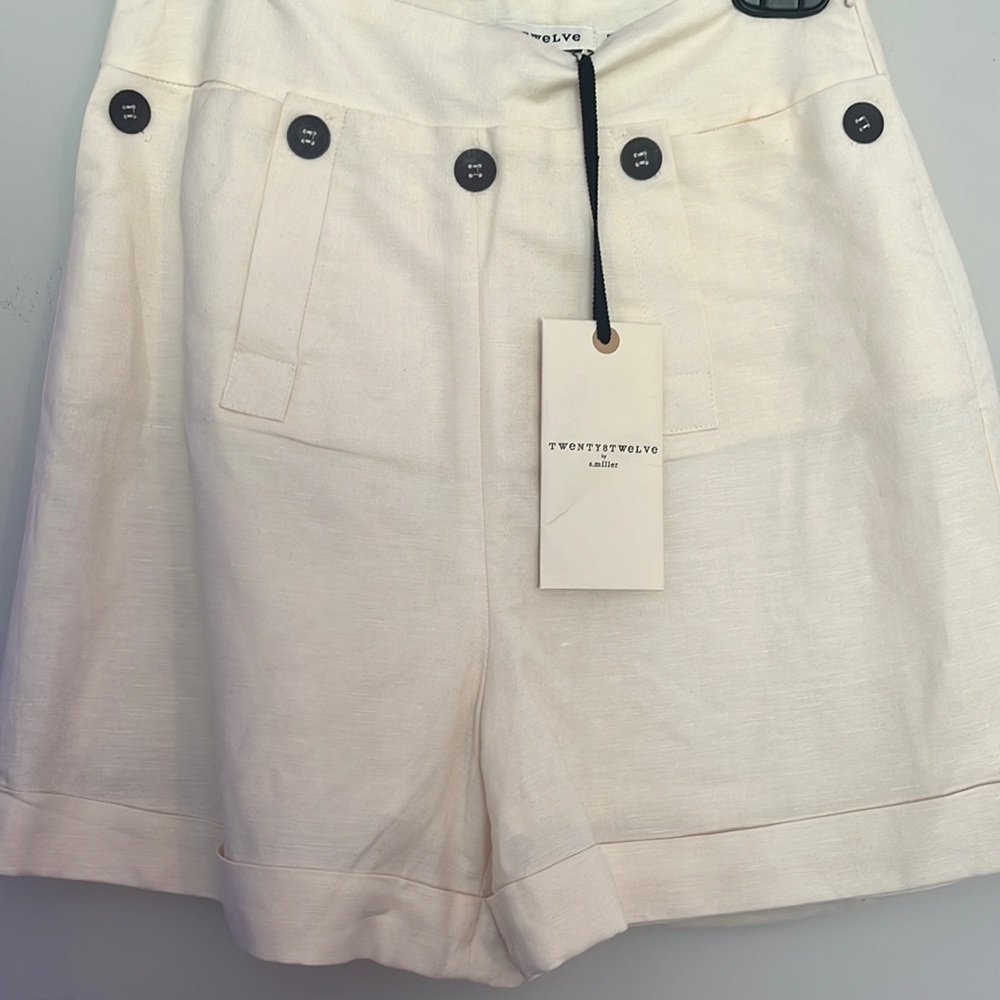 Cream Shorts